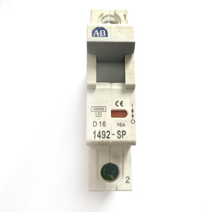 A-B Allen Bradley 1492-SP SP1D160 D16 16A 16 Amp MCB Circuit Breaker Type D